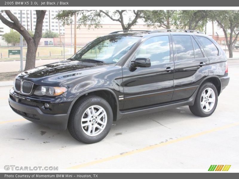 Jet Black / Black 2005 BMW X5 3.0i