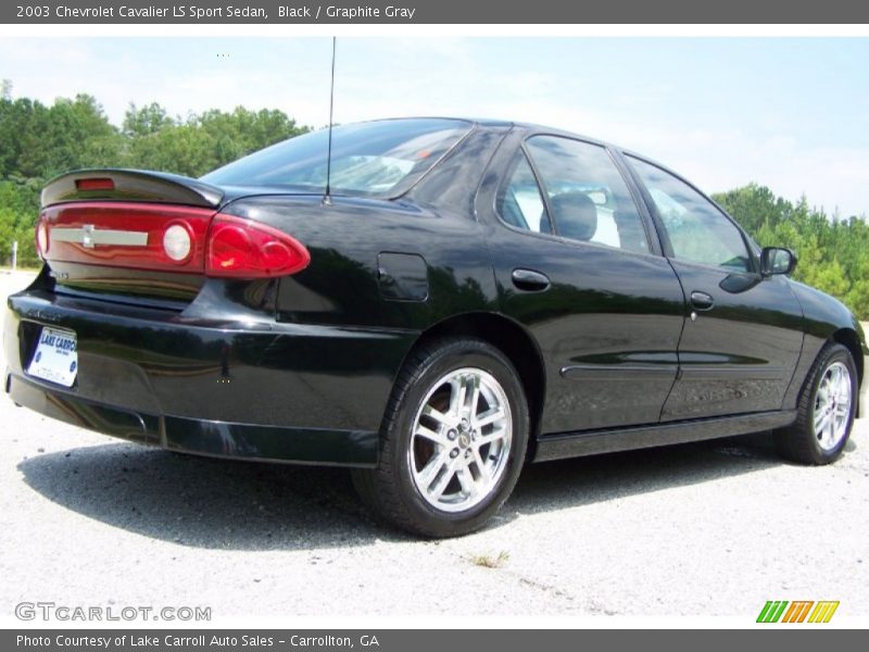 Black / Graphite Gray 2003 Chevrolet Cavalier LS Sport Sedan