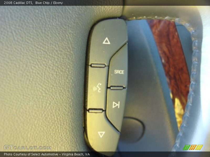 Blue Chip / Ebony 2008 Cadillac DTS