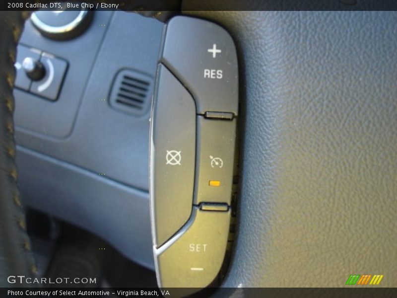 Blue Chip / Ebony 2008 Cadillac DTS