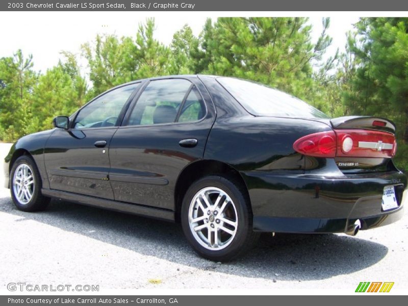 Black / Graphite Gray 2003 Chevrolet Cavalier LS Sport Sedan