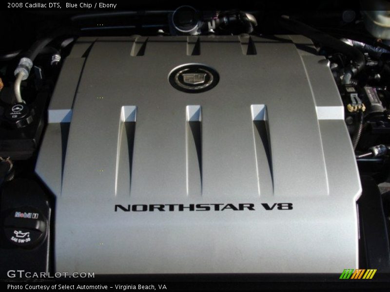 Blue Chip / Ebony 2008 Cadillac DTS
