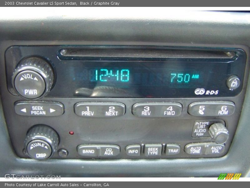 Audio System of 2003 Cavalier LS Sport Sedan