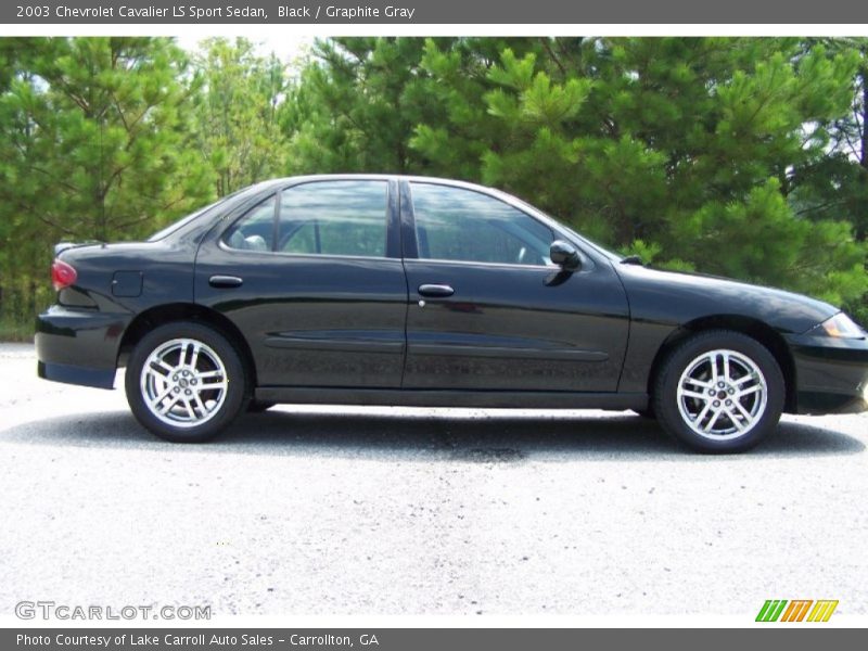 Black / Graphite Gray 2003 Chevrolet Cavalier LS Sport Sedan