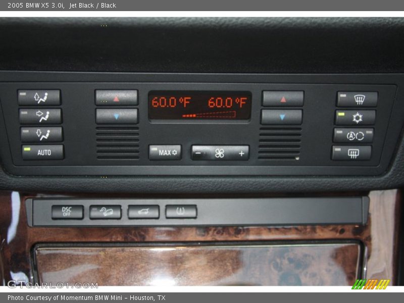 Jet Black / Black 2005 BMW X5 3.0i