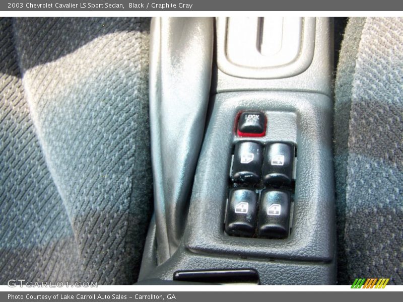 Black / Graphite Gray 2003 Chevrolet Cavalier LS Sport Sedan
