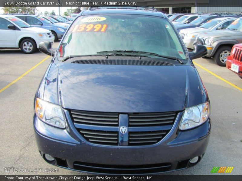 Midnight Blue Pearl / Medium Slate Gray 2006 Dodge Grand Caravan SXT