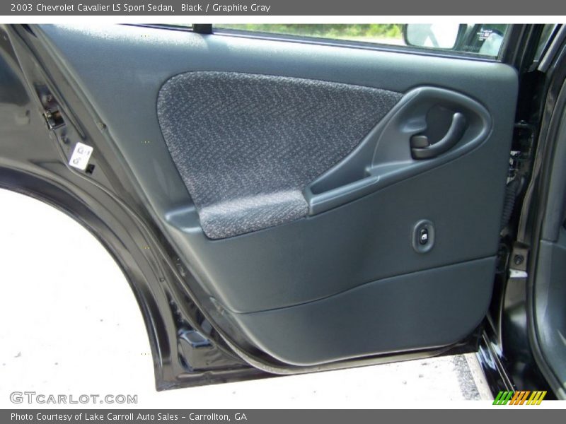 Black / Graphite Gray 2003 Chevrolet Cavalier LS Sport Sedan