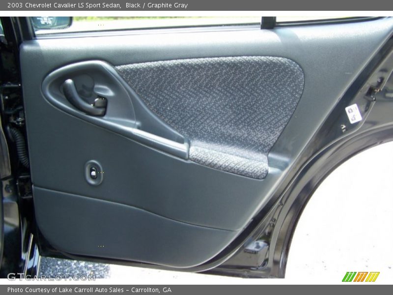Black / Graphite Gray 2003 Chevrolet Cavalier LS Sport Sedan