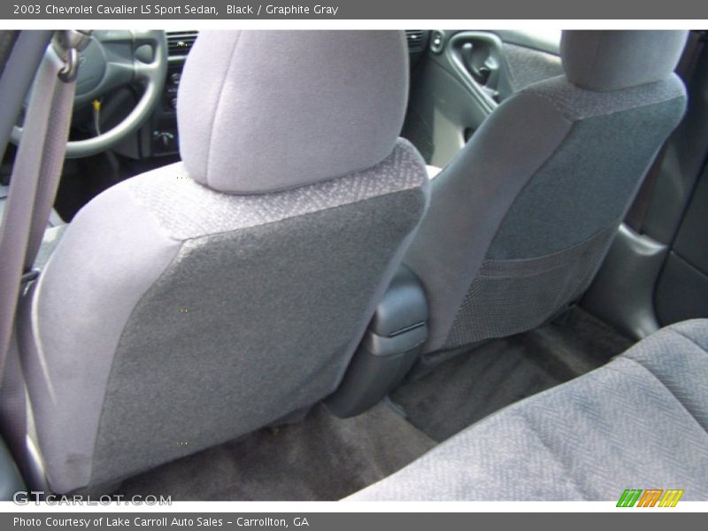 Black / Graphite Gray 2003 Chevrolet Cavalier LS Sport Sedan