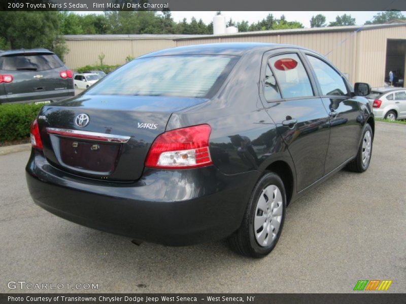 Flint Mica / Dark Charcoal 2009 Toyota Yaris S Sedan