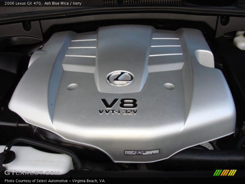 Ash Blue Mica / Ivory 2006 Lexus GX 470