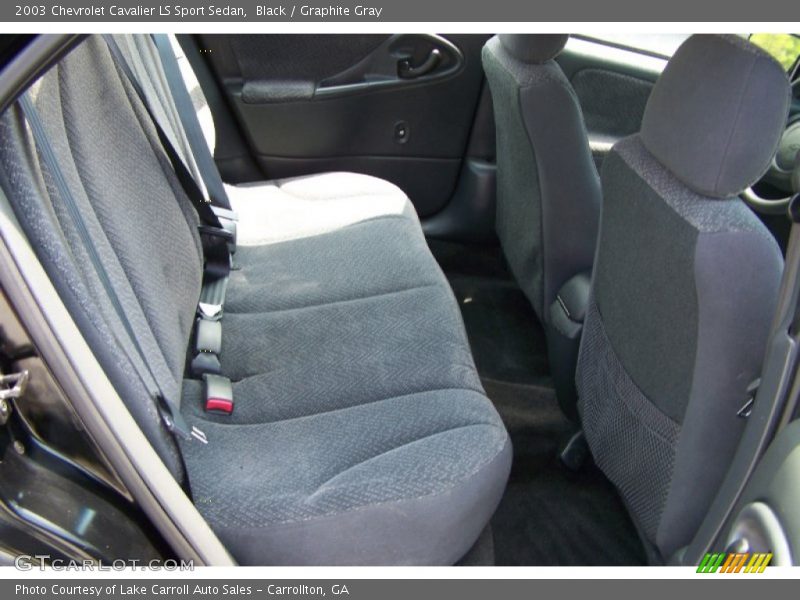 Black / Graphite Gray 2003 Chevrolet Cavalier LS Sport Sedan