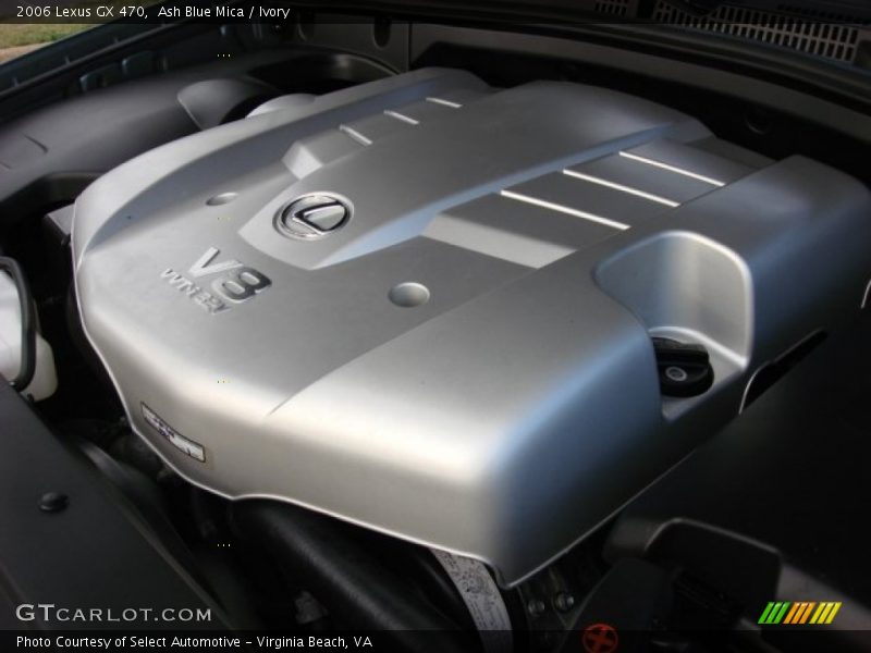 Ash Blue Mica / Ivory 2006 Lexus GX 470