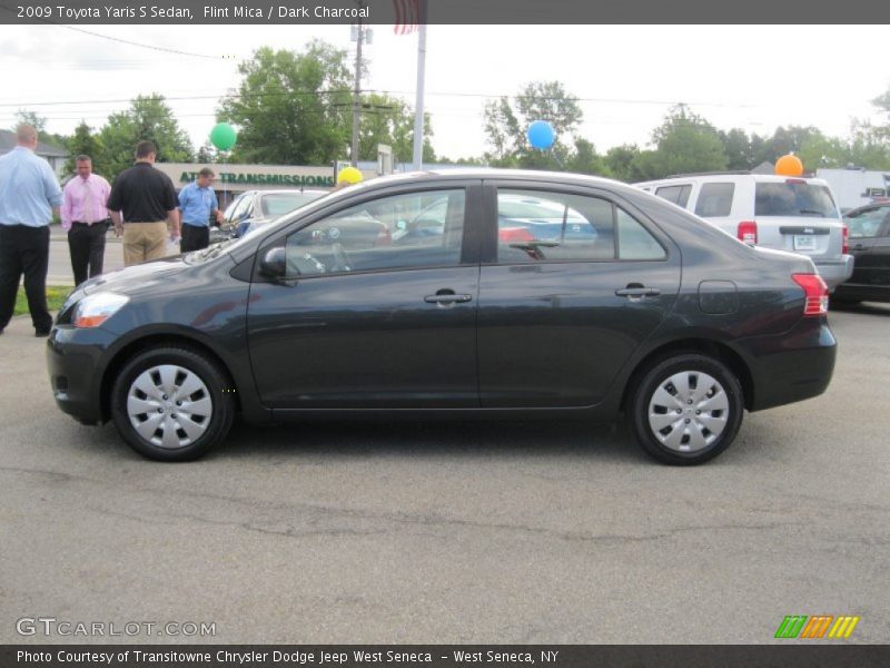 Flint Mica / Dark Charcoal 2009 Toyota Yaris S Sedan