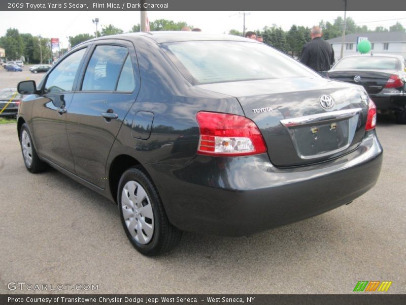 Flint Mica / Dark Charcoal 2009 Toyota Yaris S Sedan