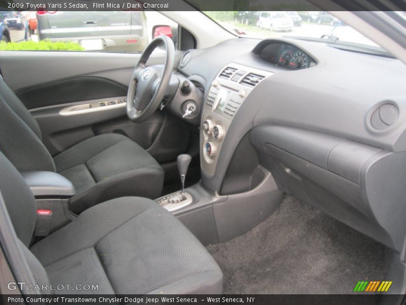 Flint Mica / Dark Charcoal 2009 Toyota Yaris S Sedan