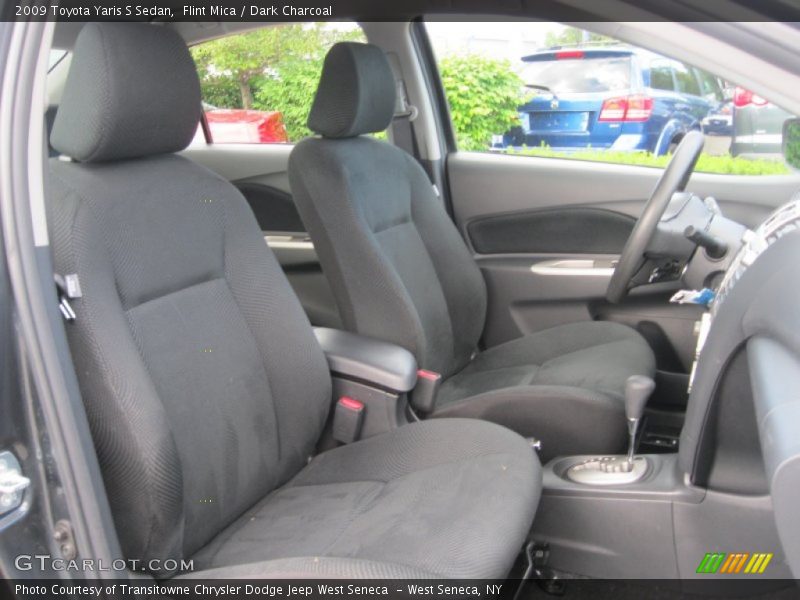 Flint Mica / Dark Charcoal 2009 Toyota Yaris S Sedan