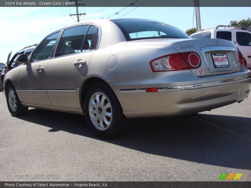 Cream Gold / Black 2004 Kia Amanti