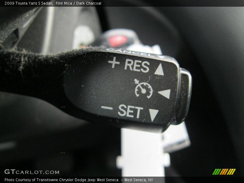 Flint Mica / Dark Charcoal 2009 Toyota Yaris S Sedan