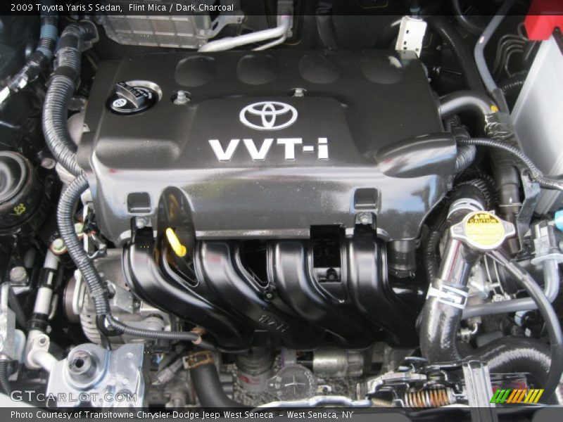 Flint Mica / Dark Charcoal 2009 Toyota Yaris S Sedan