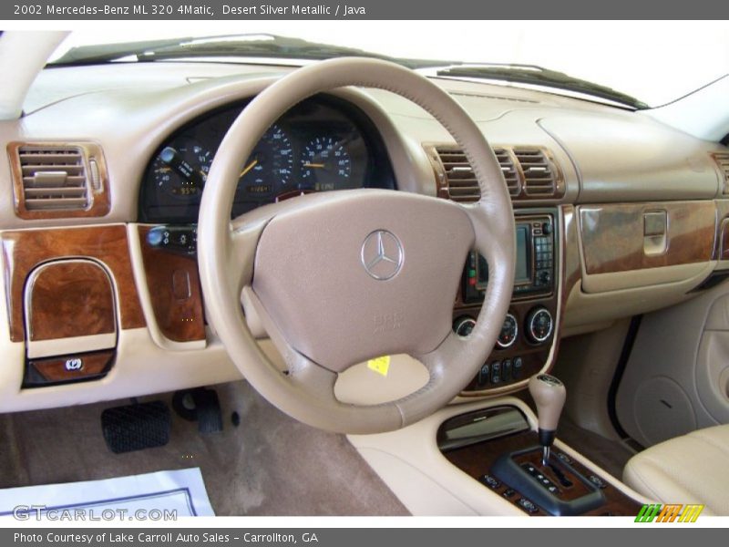 Desert Silver Metallic / Java 2002 Mercedes-Benz ML 320 4Matic
