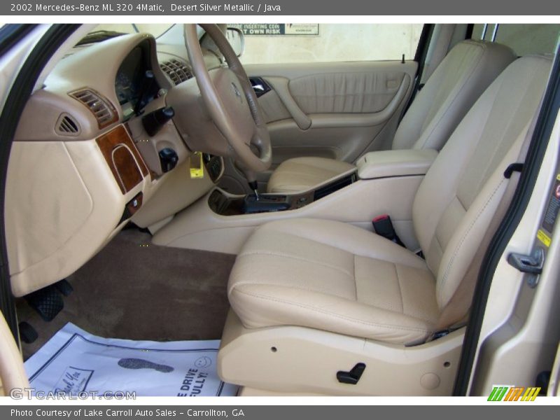 Desert Silver Metallic / Java 2002 Mercedes-Benz ML 320 4Matic