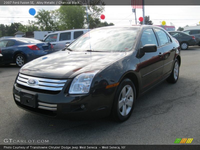 Alloy Metallic / Charcoal Black 2007 Ford Fusion SE