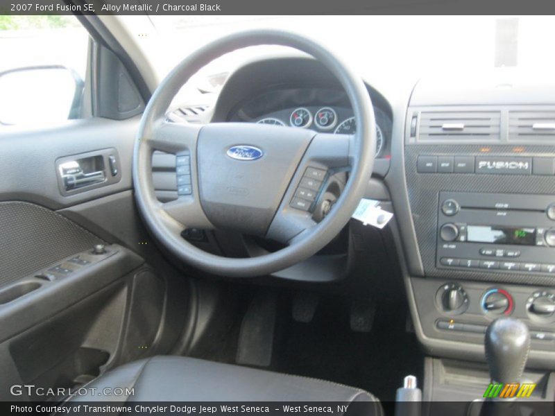 Alloy Metallic / Charcoal Black 2007 Ford Fusion SE