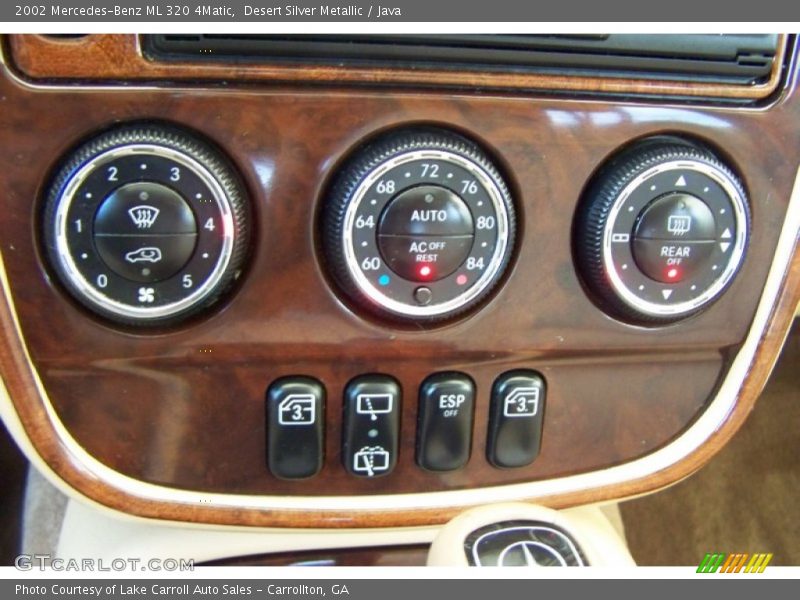 Desert Silver Metallic / Java 2002 Mercedes-Benz ML 320 4Matic