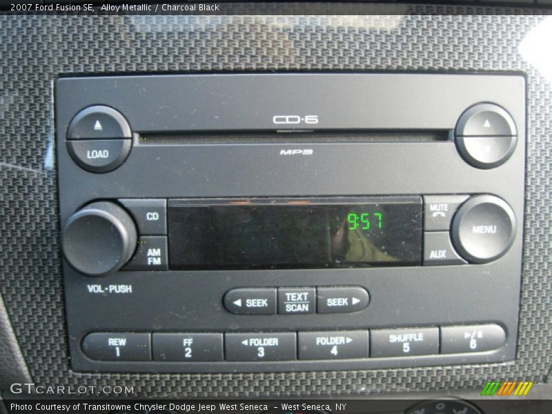 Alloy Metallic / Charcoal Black 2007 Ford Fusion SE
