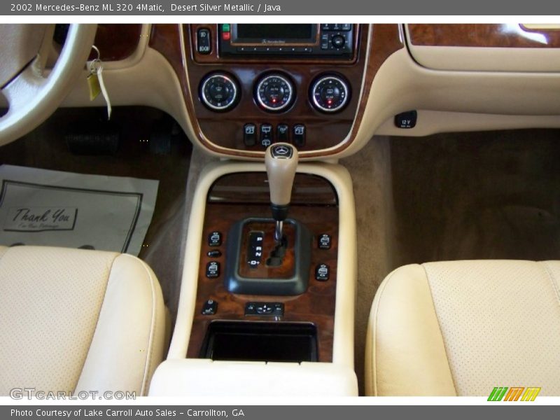 Desert Silver Metallic / Java 2002 Mercedes-Benz ML 320 4Matic