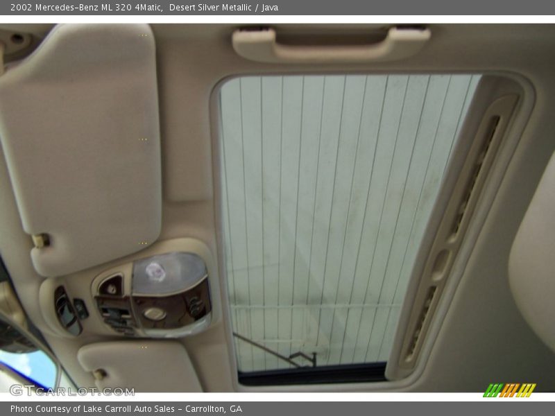 Desert Silver Metallic / Java 2002 Mercedes-Benz ML 320 4Matic