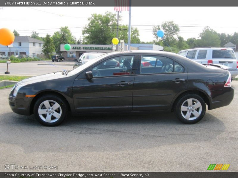 Alloy Metallic / Charcoal Black 2007 Ford Fusion SE