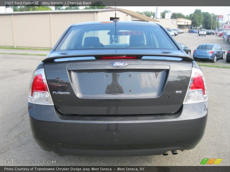 Alloy Metallic / Charcoal Black 2007 Ford Fusion SE