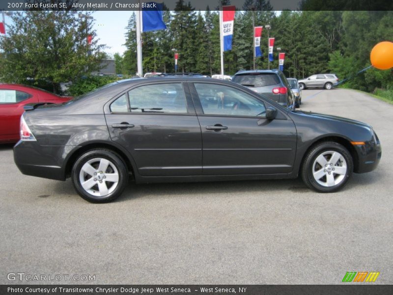 Alloy Metallic / Charcoal Black 2007 Ford Fusion SE