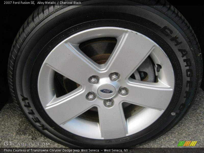 Alloy Metallic / Charcoal Black 2007 Ford Fusion SE