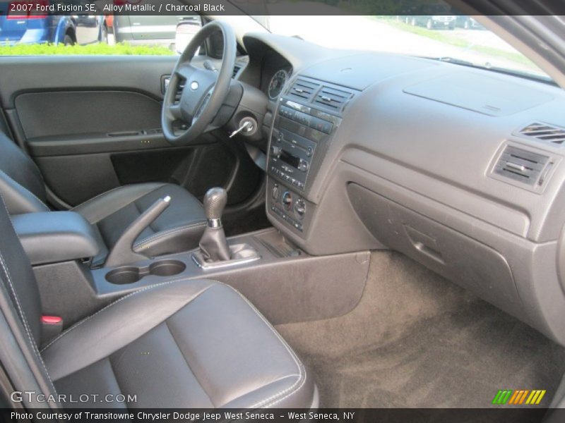 Alloy Metallic / Charcoal Black 2007 Ford Fusion SE