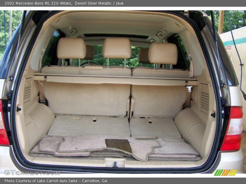 Desert Silver Metallic / Java 2002 Mercedes-Benz ML 320 4Matic