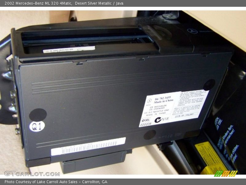 Desert Silver Metallic / Java 2002 Mercedes-Benz ML 320 4Matic