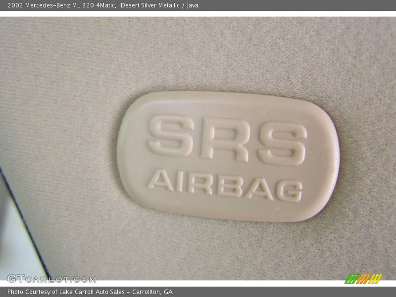 Desert Silver Metallic / Java 2002 Mercedes-Benz ML 320 4Matic