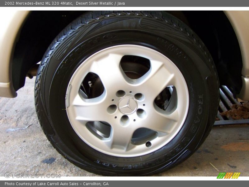 Desert Silver Metallic / Java 2002 Mercedes-Benz ML 320 4Matic