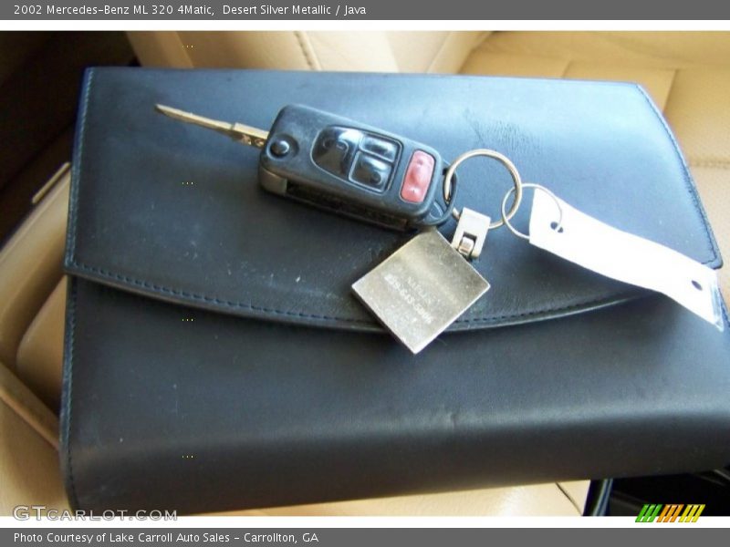 Desert Silver Metallic / Java 2002 Mercedes-Benz ML 320 4Matic