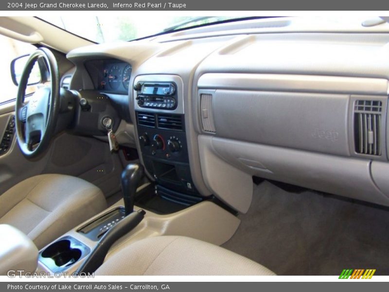 Inferno Red Pearl / Taupe 2004 Jeep Grand Cherokee Laredo