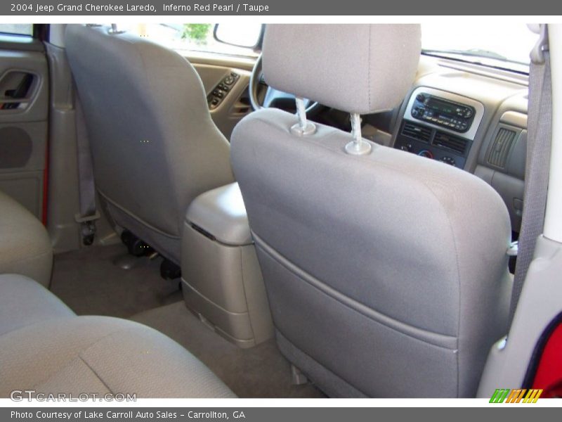 Inferno Red Pearl / Taupe 2004 Jeep Grand Cherokee Laredo