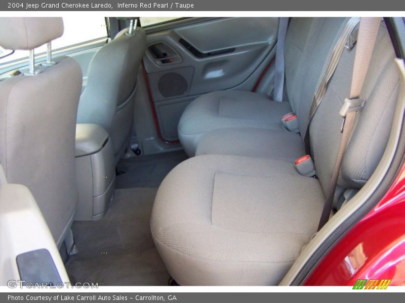 Inferno Red Pearl / Taupe 2004 Jeep Grand Cherokee Laredo