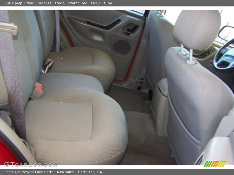 Inferno Red Pearl / Taupe 2004 Jeep Grand Cherokee Laredo