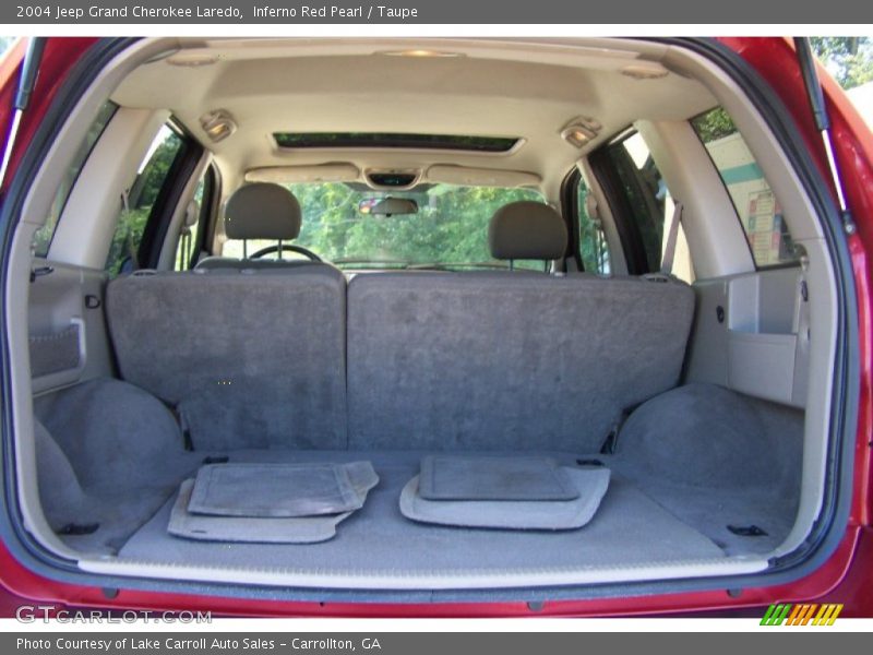 Inferno Red Pearl / Taupe 2004 Jeep Grand Cherokee Laredo