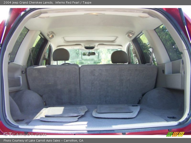 Inferno Red Pearl / Taupe 2004 Jeep Grand Cherokee Laredo