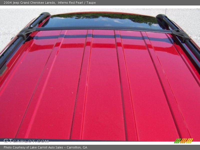 Inferno Red Pearl / Taupe 2004 Jeep Grand Cherokee Laredo